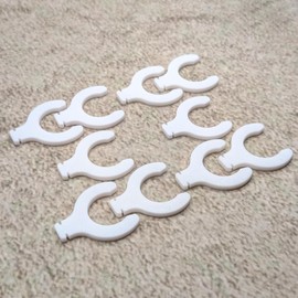 ULEIVA Replacement Mounting Clip Compatible with Kermi ZK00940001 V2 Flat Radiator Replacement Part (Set of 10)