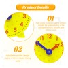 Teaching Clocks for Children Yellow Kids Clock learn to tell