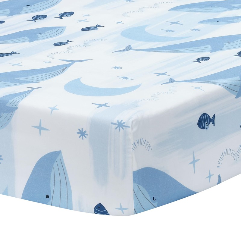 Lambs & Ivy Bubbles & Squirt 3-Piece Whale/Ocean Aquatic Baby