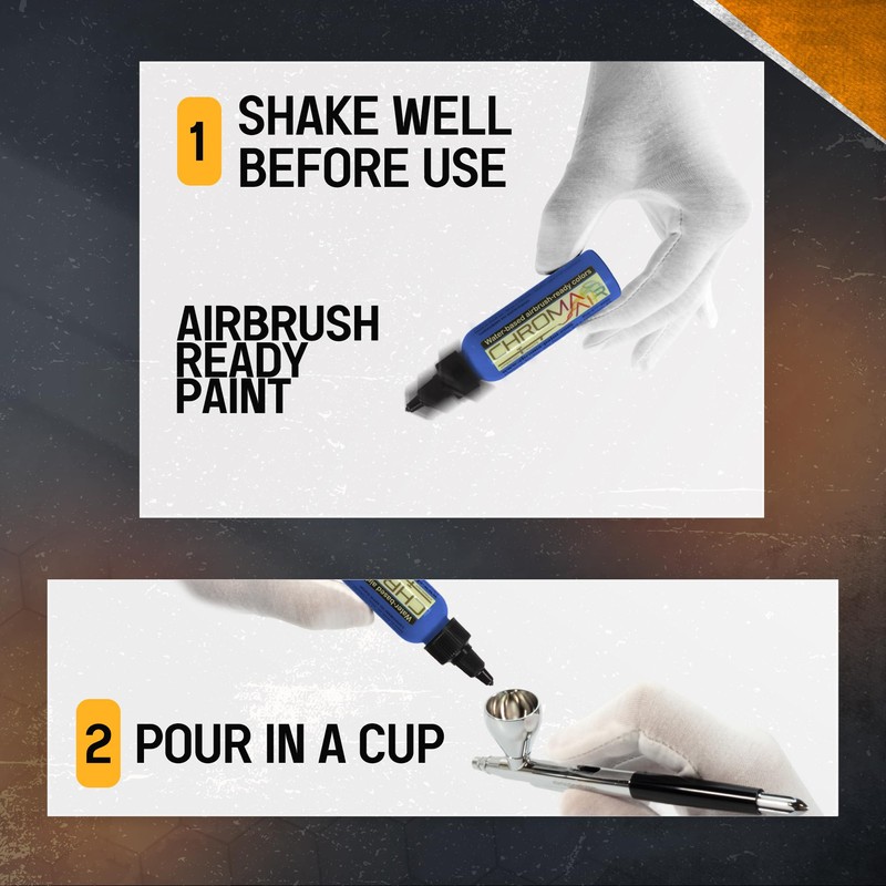 ChromaAir Water-Based Acrylic-Urethane Colors for Airbrush Paints: Almost Blue Turquoise