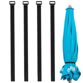 EIHI Pack of 4 Parasol Strap, Adjustable Parasol Straps, Nylon Patio Umbrella, Tie Strap, Replacement Patio Umbrella, Safety Straps for Umbrella, Garden, Yard, Beach