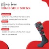 Rozgul 6 Pairs Men's knee High Golf Design Argyle Rich