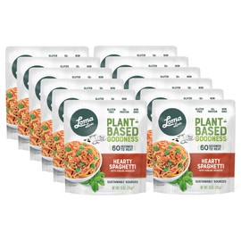 Loma Linda - Plant-Based Complete Meal Solution Packets (Hearty Spaghetti (10 oz.), 12 Pack)