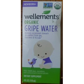 Wellements Childrens Gripe Water For Colic 4 oz By Wellements Exp 2/26