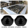 Briny River 4PCS Cooktop Knob Replacement Part 74009592 Compatible with