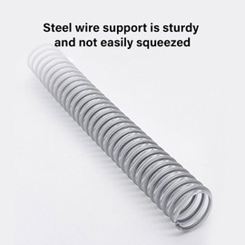 Paquete de 2 mangueras flexibles de repuesto para manguera inferior de repuesto para aspiradoras, con textura ABS, adecuada para aspiradoras, limpiadoras