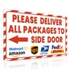 ALKB ALKB Delivery Sign for Outdoor Use 8x12 Inch Package