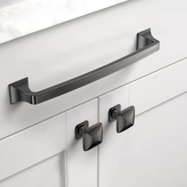 Asidrama 10 Pack 10 Inch(254mm) Hole Centers Oil Rubbed Bronze Kitchen Cabinet Handles, Cabinet Pulls Kitchen Cabinet Hardware for Cupboard Drawer Pulls Dresser Handles