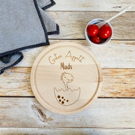 Kinderschneidebrett mit Gravur | personalisiertes Schneidebrett für Kinder | Kinderbrettchen mit Namen