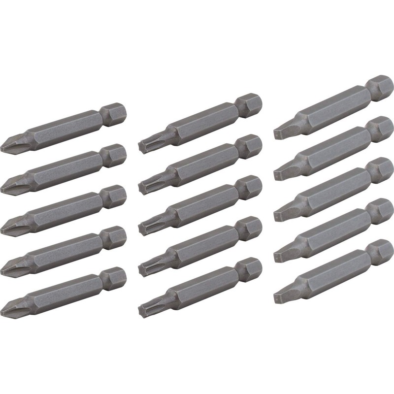 CRAFTSMAN 2-in Phillips, Square/Robertson Torx Screwdriving Drill Bit Set (15