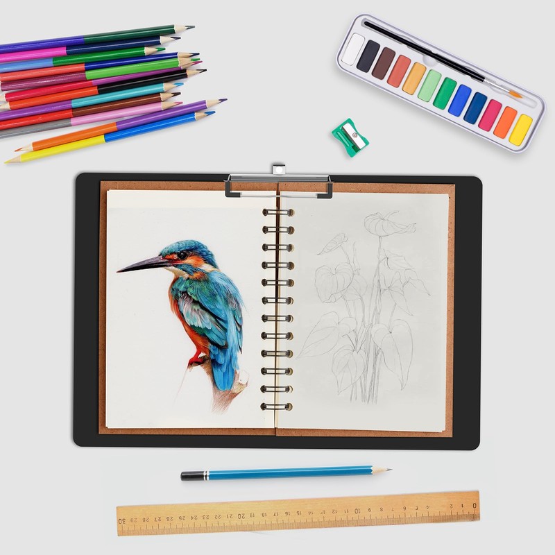 Macroclo Extra Large 11x17 Clipboards Set of 6, Plastic Drawing