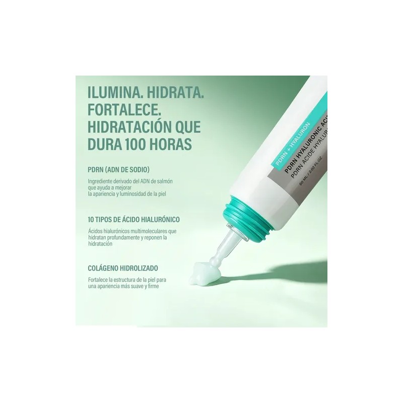 2pz 60ml Pdrn Crema Hidratante Facial Con Acido Hialurónico