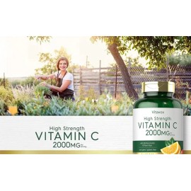 2pc Vitamin C 2000mg | With Rose Hips | 150 Caplets|non-gmo