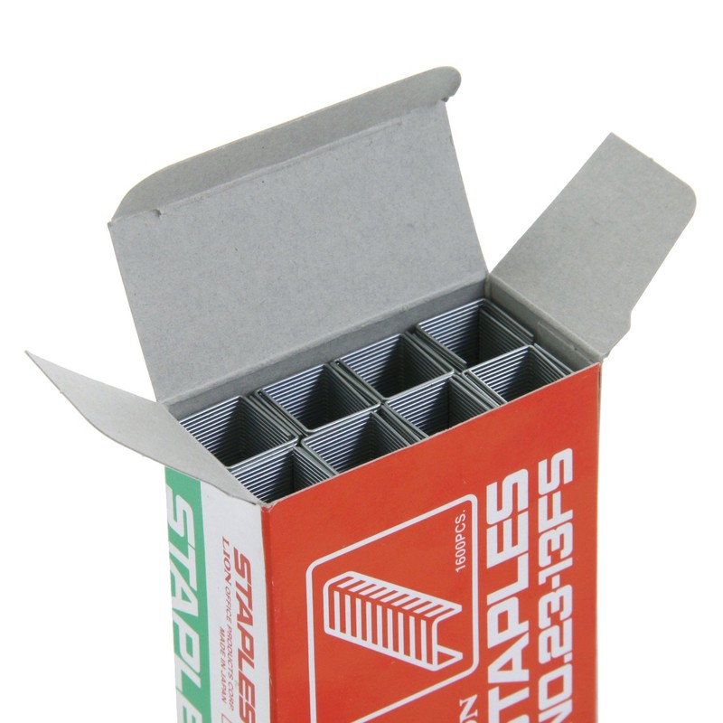 ライオン事務器 ホチキス つづり針 No.23-13FS針 1600本