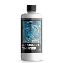 Premium Airbrush Thinner - 14.11oz Water-Based Acrylic Paint Thinner - for Acrylic Paint - Latex Paint Thinner for Smooth, Consistent Finish - Improve Color Flow