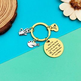 Art Teacher Appreciation Gifts Keyring Artist Gifts Painter Gifts Thank You Gifts for Artist Art School Teacher Gifts Art Lovers Gifts for Women Men Coworker Going Away Gift Christmas Birthday Gift