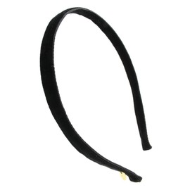 VINGTAINE HK-104 Thin Velvet Headband, Hair Accessory - blk