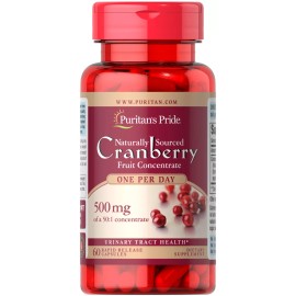 Puritan's Pride Puritans Pride Cranberry Fruit Concentrate 25,000mg (50 to 1 Extract) 60 Caps