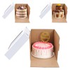 Huoshange Tall Cake Boxes for Tier Cakes,8X8X10 Inch [4Pack ]