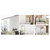 ChadMade Aluminum Ceiling Curtain Track Set with Hooks, 9ft -