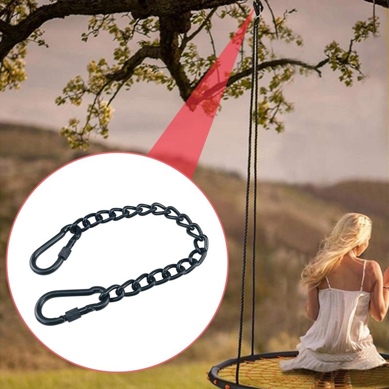 Two Carabiner Chain - Hammock Chain Hanging Kit Stainless Steel
