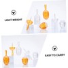 MERRYHAPY 15pcs Honeycomb Lip Gloss Tubes Clear Container Refillable Bottles