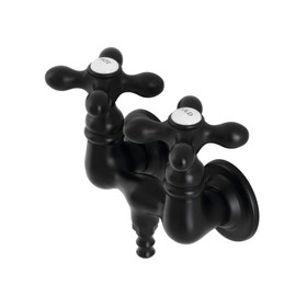Kingston Brass AE37T0 Aqua Vintage Clawfoot Tub Faucet, Matte Black 6.56 x 3.19 x 4.75