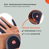 HKM by Reiterladen24 Professional Riding Gloves, Nubuck Imitation Leather, m