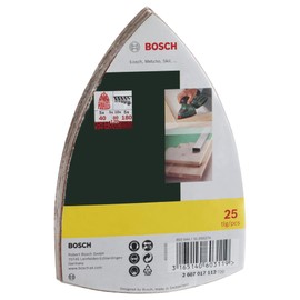 Bosch 2607017112 Sanding Sheet Set for Multi-Sanders (25-Piece)
