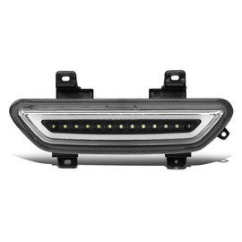 DNA MOTORING 3BL-FM15-LED-BK Black Housing LED Third Tail Brake Light [Compatible with 15-18 Ford Mustang]