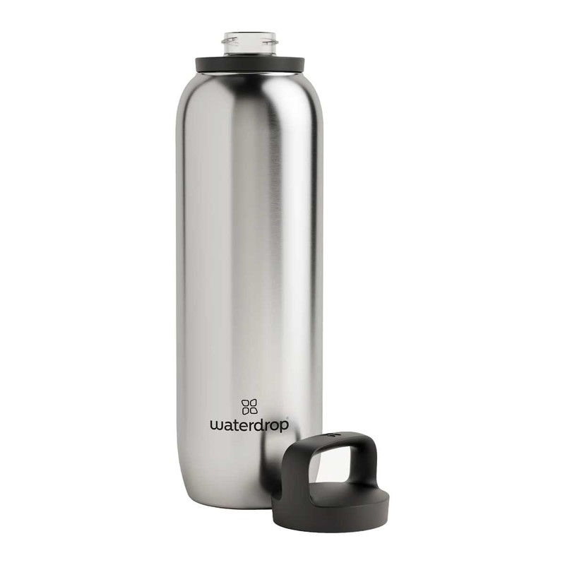 waterdrop All-Purpose Steel Bottle, Green 1L