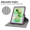 JRTAL Compatible with Doogee T10 Case, 360° Rotating Cover Faux