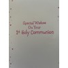 Poppy Hill First Holy Communion Card for Goddaughter, Pink Church