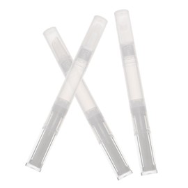 Baluue 3pcs Refillable Lip Gloss Bottles Travel Containers for Lip Glaze Lightweight and Leak for Makeup Samples and Go Use