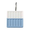 IZOD - Shower Curtain Hooks, Resin Hooks for Curtain, Striped