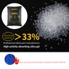 wisedry 4 x 500 Grams [4.4 lbs] Rechargeable Silica Gel