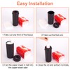 Car Tissue Tube, Cylinder Tissue Box Diameter 2.75'' PU Leather