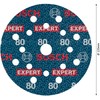 Bosch 6 x Expert O780 Film Sanding Disc, 125 mm