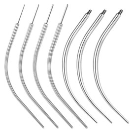 Grosion 7PCS Piercing Taper,14G 16G 18G Tapers,Piercing Threader Tool,Labret Insertion Tool,for Nose Ear Lip Eyebrow