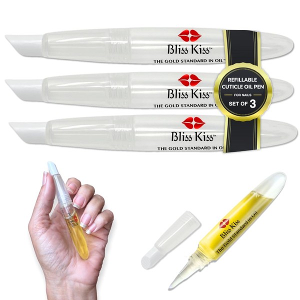 Bliss Kiss Bliss Kiss Refillable Squeeze Cuticle Oil Pen, Empty