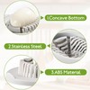 3 in 1 Egg Slicer, Stainless Steel Multipurpose Egg Cutter,