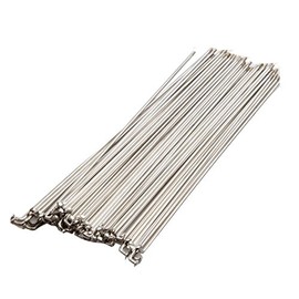 BaveL - 36 radios de acero inoxidable para bicicleta de montaña, 274 mm con pezones (274)