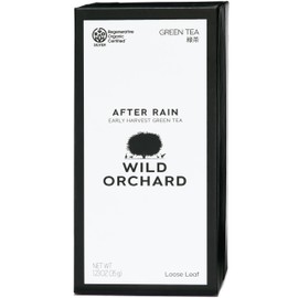Wild Orchard Premium Green Tea - 100% Regenerative Organic Certified - Early Harvest (After Rain) - Sustainably & Regeneratively Cultivated on Jeju Island in South Korea - Loose Leaf Green Tea