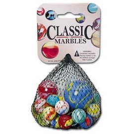 CLASSIC MARBLES by Mega Marbles 10 oz. NET Assorted Marbles