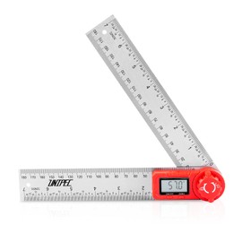 Unipec Digital Angle Finder Protractor, Angle Finder Ruler,Stainless steel 7inch 200mm 7inch/200mm, Angle Measuring Tool for Woodworking,Carpenter,Construction,DIY Measurement