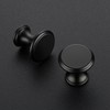 Ravinte 30 Pack Matte Black Kitchen Cabinet Knobs, Solid Black