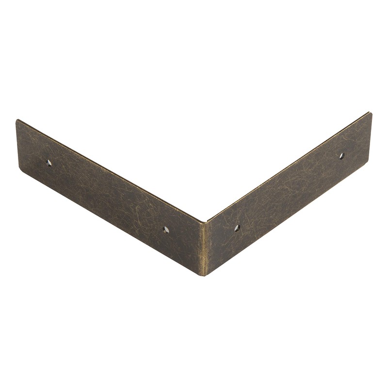 Dritz Home Campaign Smooth Right Angle, Large, 4 Sets, Antique