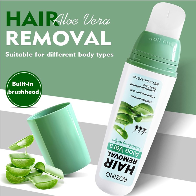 Gentle Hair Removal Cream for Men & Women, Painless Depilatory