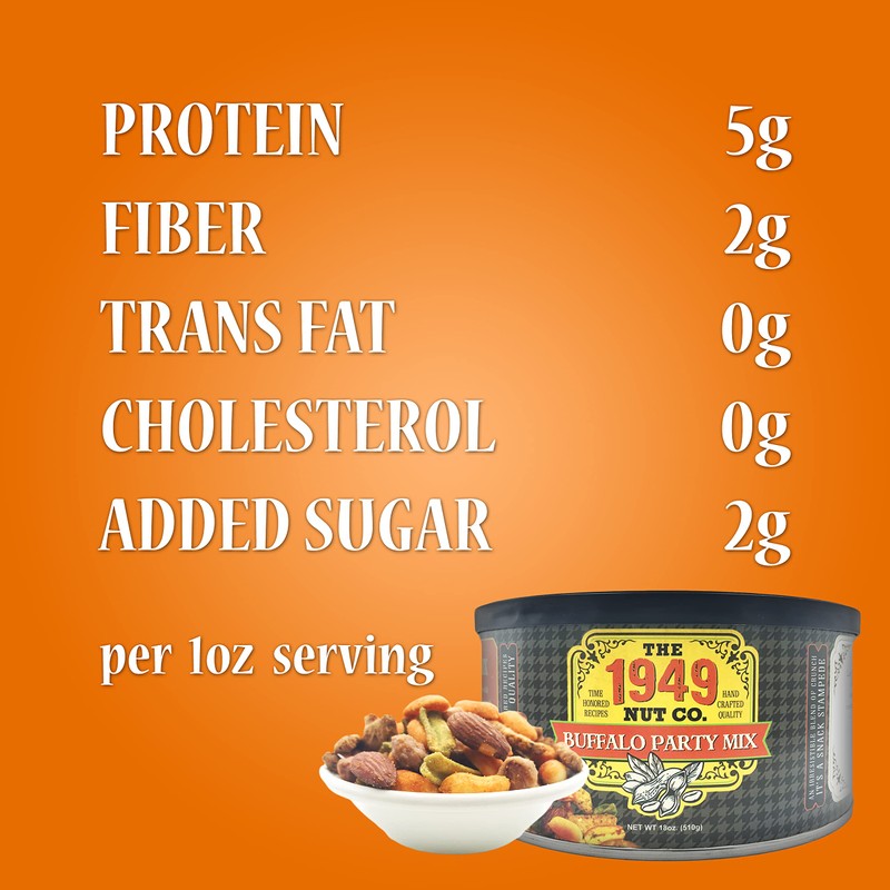 The 1949 Nut Co. Buffalo Party Mix | Assorted Flavored