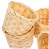 STOBAZA 3sets Tiny Basket Organizer Woven Storage Basket Small Baskets